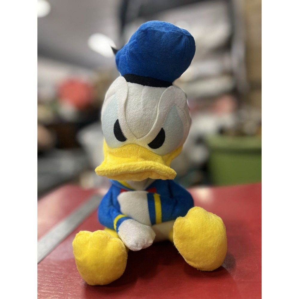 Disney Donald Duck Angry 90th Anniversary Plush Doll 8.5"